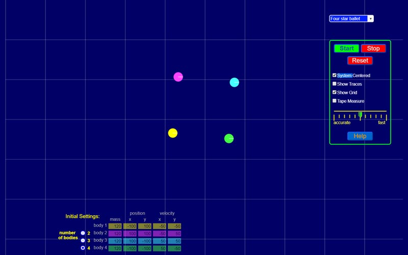 PhysicsJS App: My Solar System Simulator
