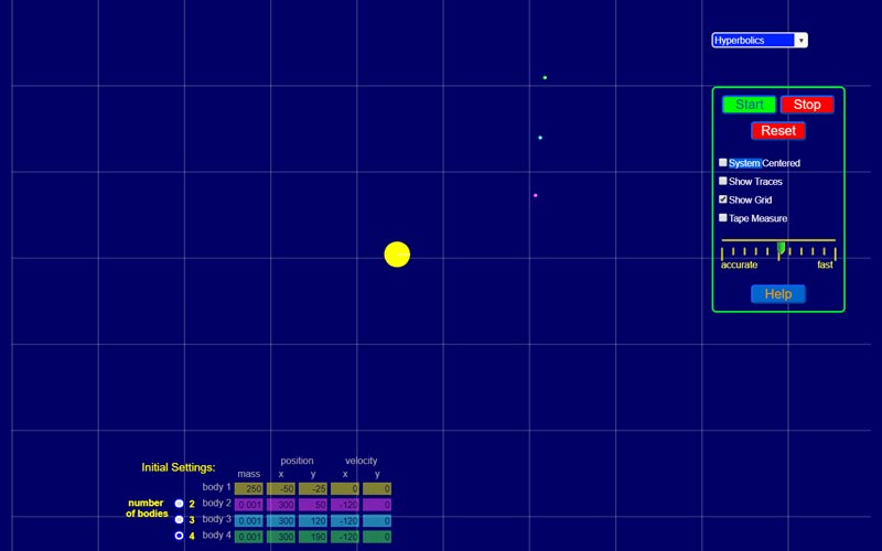 PhysicsJS App: My Solar System Simulator