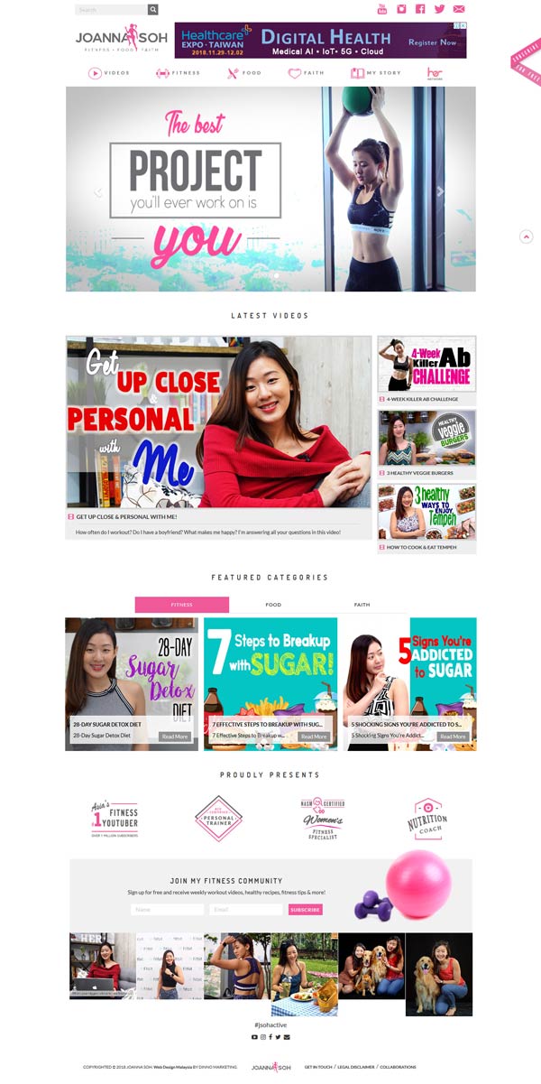 Joanna Soh official: Customized micro-blogging solution on Laravel