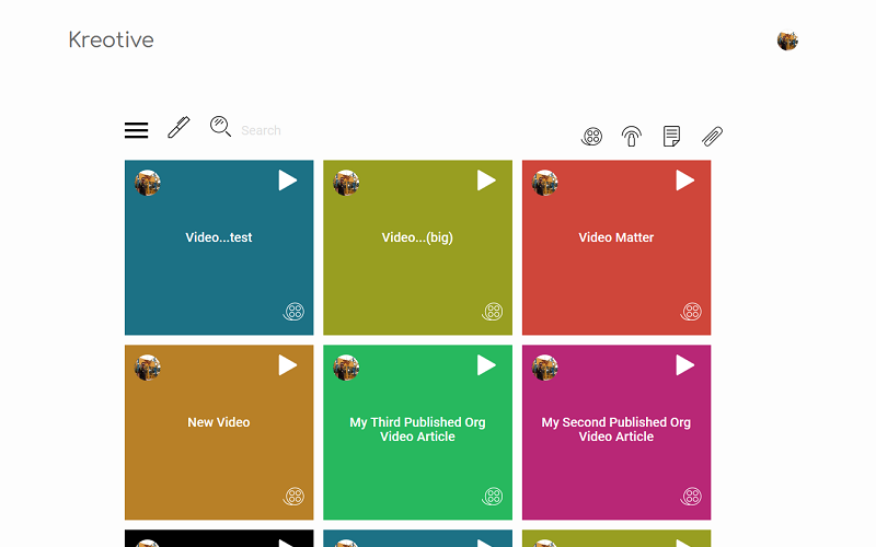 Kreotive: Group-wise micro-blogging application