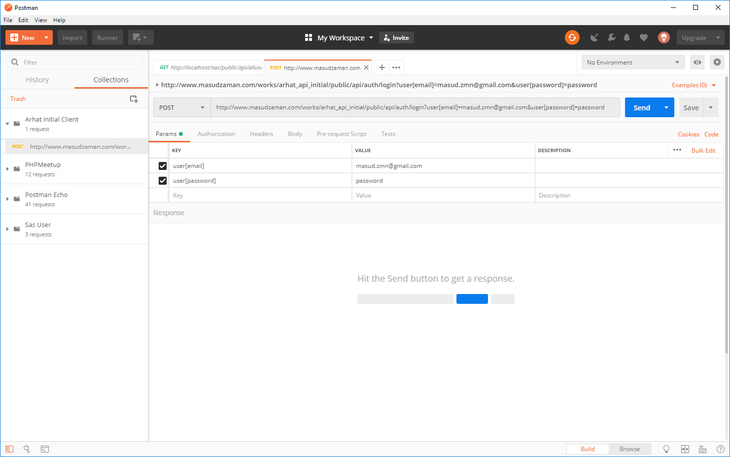 Laravel RESTful API application