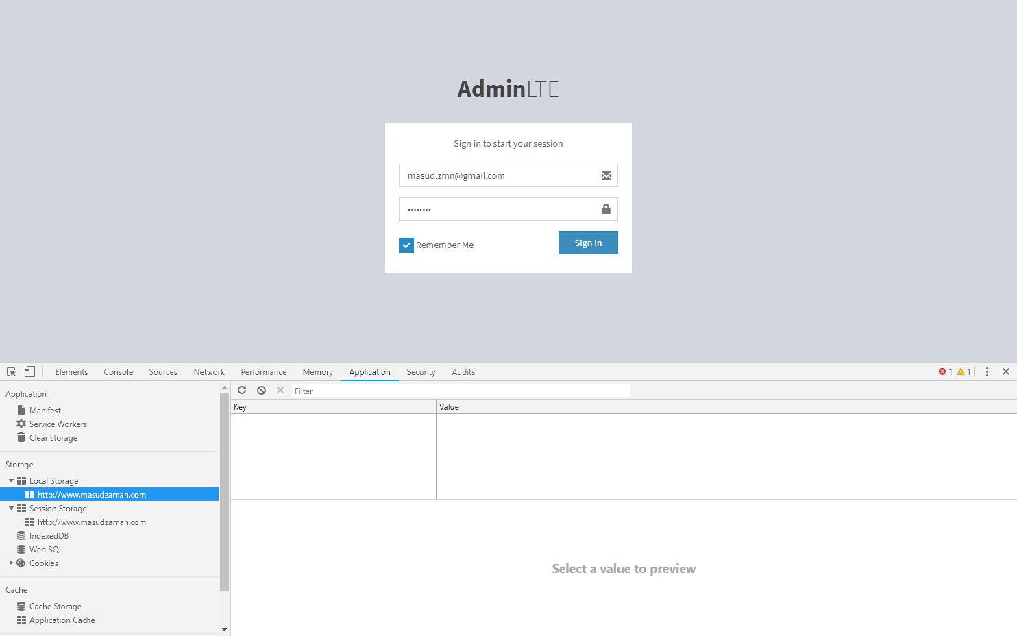 Laravel RESTful API application