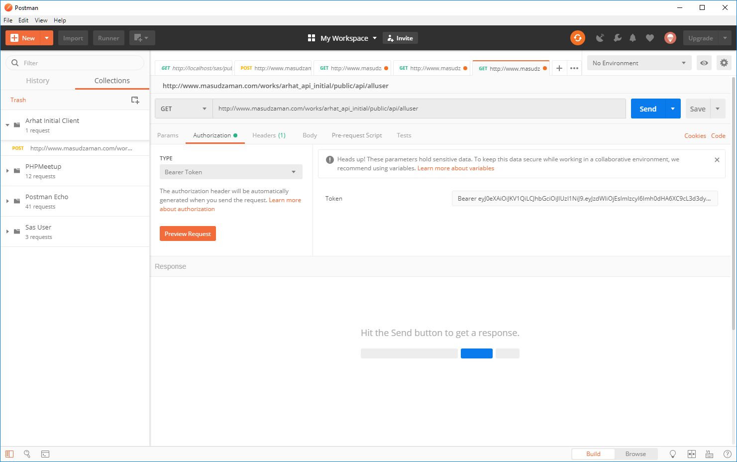 Laravel RESTful API application