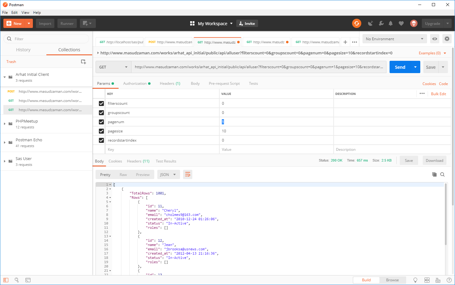 Laravel RESTful API application