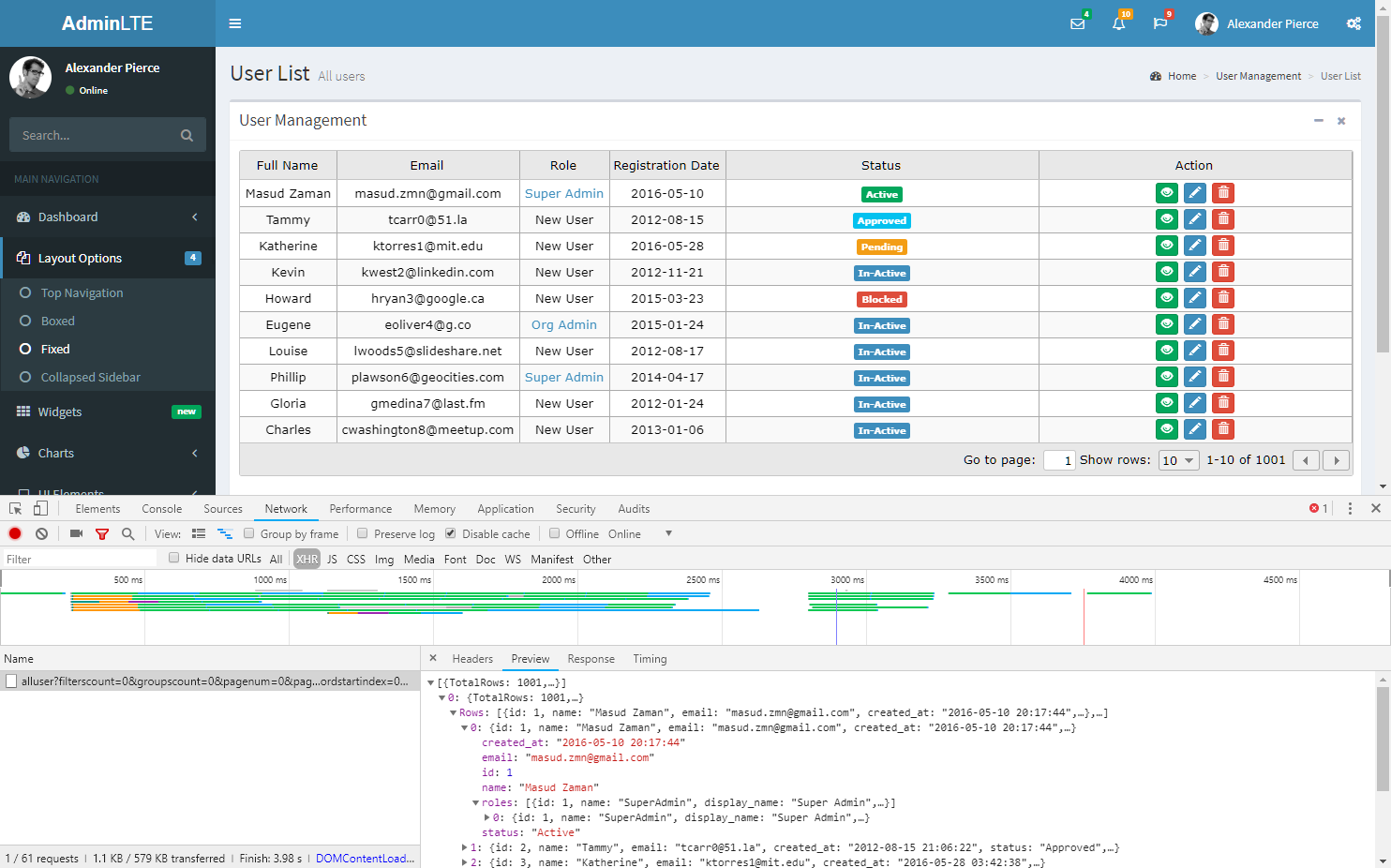 Laravel RESTful API application
