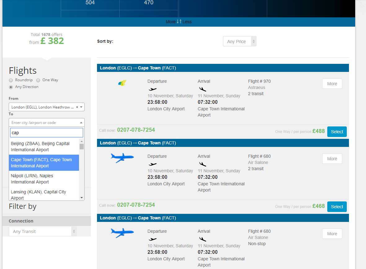 Air Ticket Reservation Application
