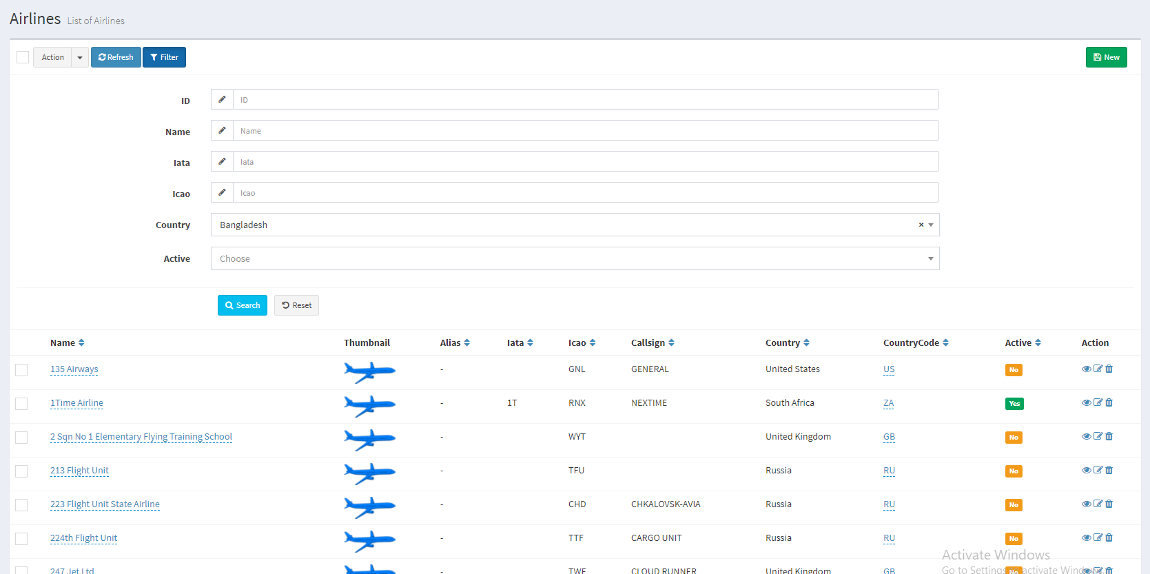 Air Ticket Reservation Application