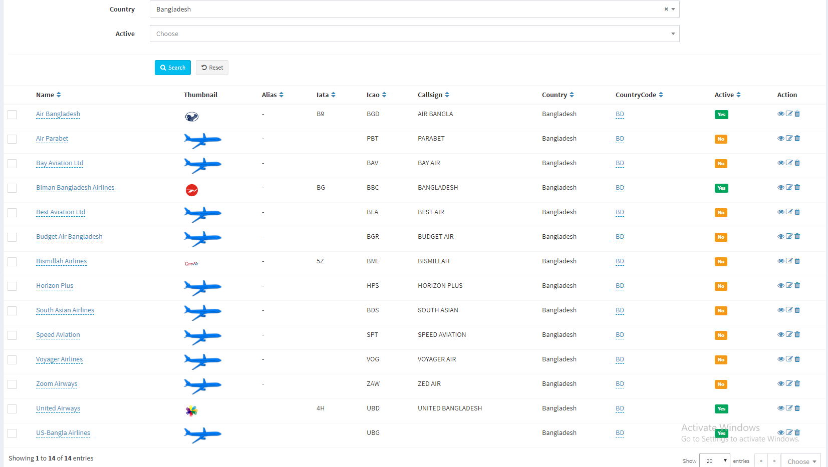 Air Ticket Reservation Application