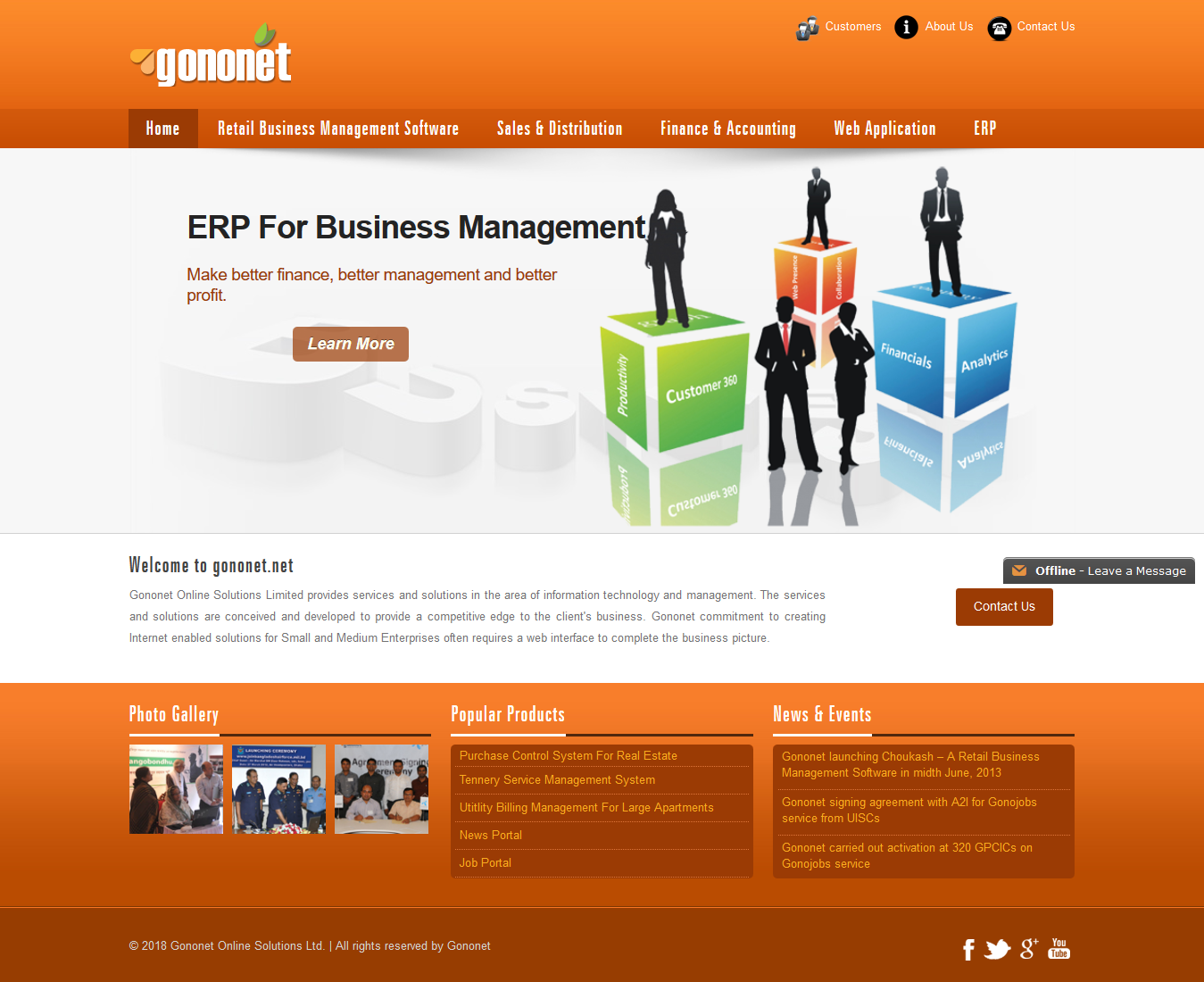 gononet.net - Simple corporate website