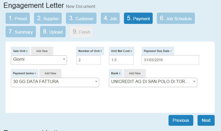 Invoicing, Calendar, Credit management